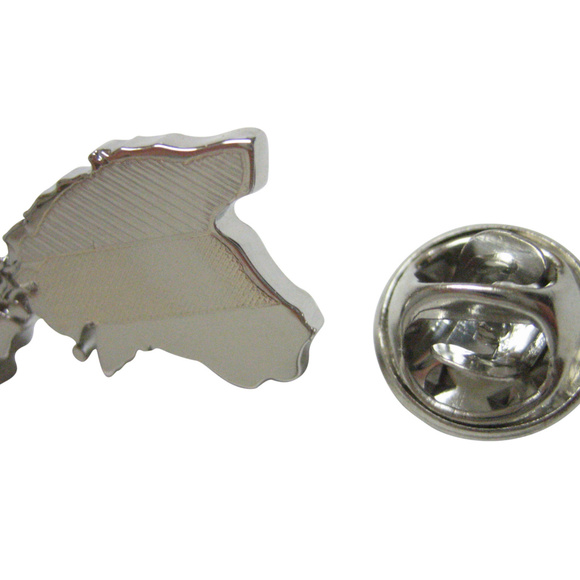 Estonia Map Shape and Flag Design Lapel Pin - Picture 1 of 2